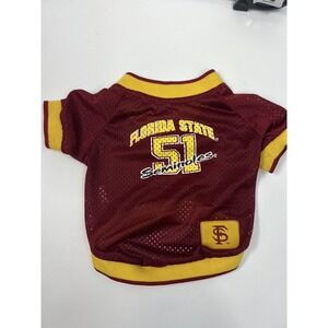Florida State Seminoles #51 Pet‎ Jersey Small